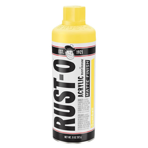Rust-Oleum Rust-O 392209 Artist Paint, Matte, Gumball, 11 oz Aerosol Can