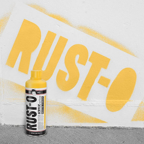 Rust-Oleum Rust-O 392210 Artist Paint, Matte, Taxi, 11 oz Aerosol Can