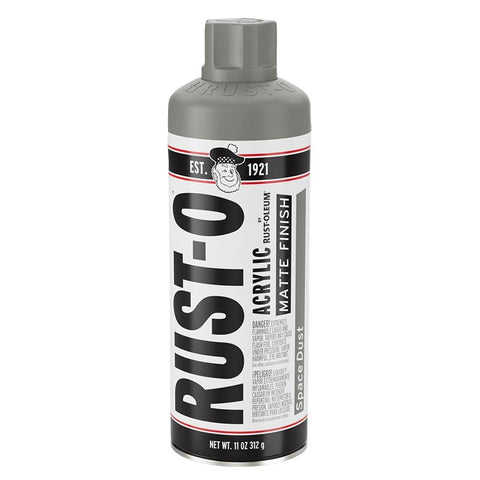 Rust-Oleum Rust-O 392223 Artist Paint, Matte, Space Dust, 11 oz Aerosol Can