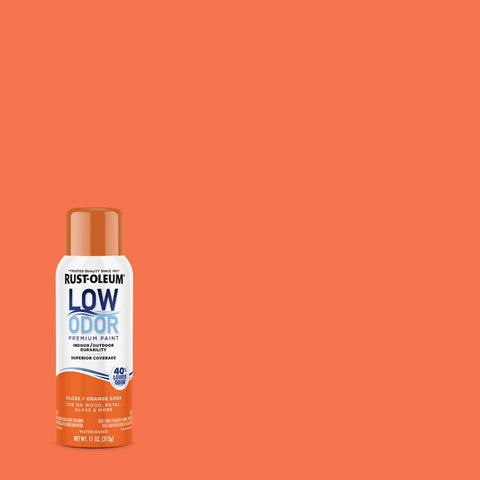 SPRAY PNT GLO ORANGE SODA 11OZ