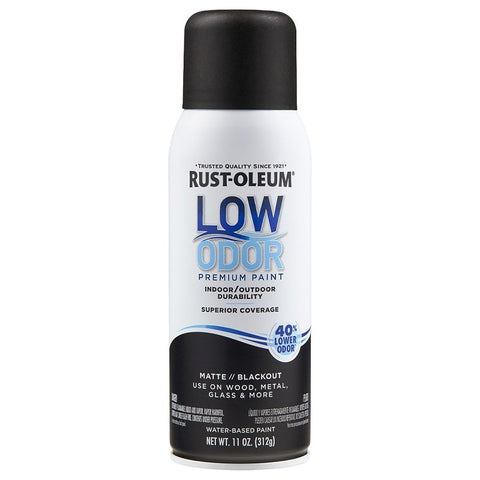SPRAY PAINT MAT BLACKOUT 11OZ