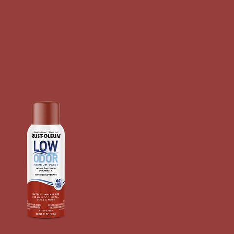 Rust-Oleum 388281 Premium Paint, Matte, Timeless Red, 11 oz Aerosol Can