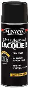 Minwax 152050000 Lacquer Spray, Semi-Gloss, Liquid, Clear, 12 oz, Can