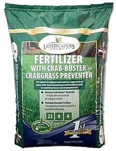 crab buster herbicide Landscapers Select 902727 Crabgrass Killer With Fertilizer, 23-0-4, 15,000 Sq ft