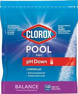 Clorox 12105CLX pH Down, Granular, Off-White, 5 lb, Pack of 3