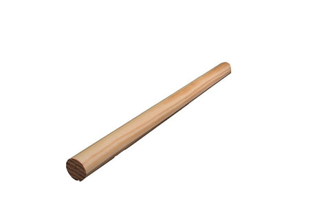 ALEXANDRIA Moulding 00233-VB096C1 Dowel, 1.31 in Dia, 96 in L, Wood, Natural, Pack of 4