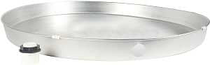 Camco USA 20850 Recyclable Drain Pan, Aluminum, For: Gas or Electric Water Heaters, 28 in ID x 2-1/4 in D