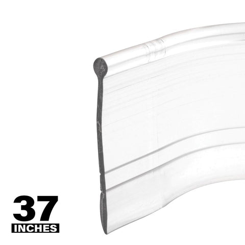 Prime-Line M 6184 Bottom Sweep, 3/32 in W, 1 in H, Clear, Pack of 6
