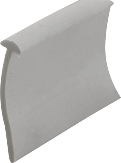 Prime-Line M 6230 Shower Door Bottom Seal, Half-Round, Vinyl, Black, Pack of 6