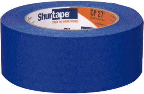 Shurtape 202872 CP27 Shurrelease° 14-Day Blue Painter's Tape, 1" x 180', Blue