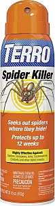 Terro T2302-6 Spider Killer, Liquid, Around Doors, Around Windows, Behind Appliances, Patios, 16 oz, Aerosol
