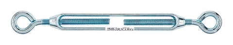 Hampton 6.1 in. L 0.4 Zinc Plated Eye and Eye Steel/Aluminum Turnbuckle 1 pk