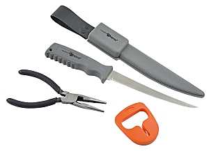 Calcutta SBFCP-1 Combo Pack, 4-Piece, High Carbon Steel/Rubber/Stainless Steel