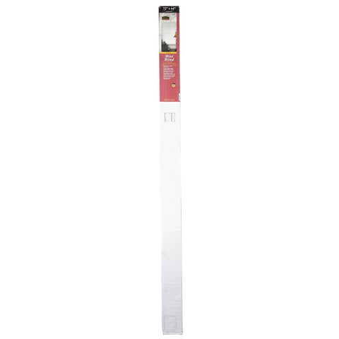 Living Accents Vinyl Horizontal Interior Mini-Blinds 64 in. L x 72 in. W White