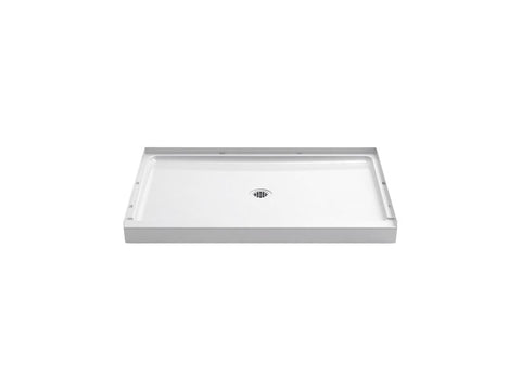 Sterling Guard+ Series 72321100-0 Shower Base, 48 in L, 34 in W, 3-1/8 in H, Vikrell, White, Alcove Installation