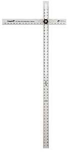 Empire 419-48 Drywall T-Square, 48 in L, 1/4 in Thick, SAE Graduation
