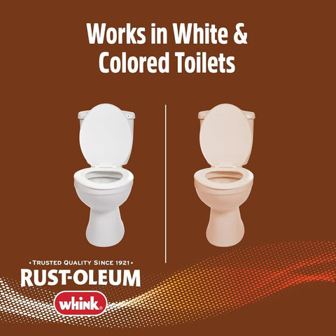 Rust-Oleum Whink RUSTGuard Series 390879 Bowl Cleaner, 4 oz Box, Tablet, White