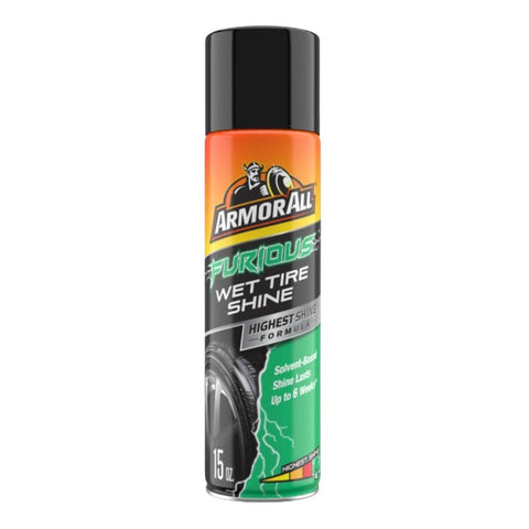 Armor All Furious Series AFRTRCA-15-1USLT Wet Tire Shine, 15 oz, Liquid, Characteristic