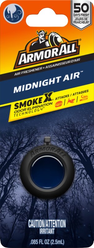 Armor All Smoke X 19315 Car Air Freshener, Liquid, Midnight Air