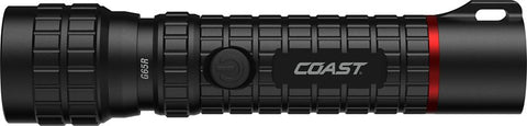 Coast G65R Flashlight, Z855, AAA Battery, Zithion-X Battery, LED Lamp, 1500 Lumens, Flood to Spot Beam, 22 hr Run Time