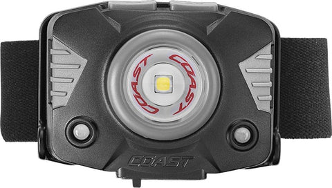 Coast FLX65R Headlamp, Zithion-X Battery, LED Lamp, 700 Lumens, Flood Beam, 180 m Beam Distance, 16 hr Run Time, Black