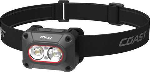 Coast FLX10R Headlamp, AAA Battery, Zithion-X Battery, LED Lamp, 1000 Lumens, Flood, Spot Beam, 43 m Beam Distance