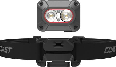 Coast FLX10R Headlamp, AAA Battery, Zithion-X Battery, LED Lamp, 1000 Lumens, Flood, Spot Beam, 43 m Beam Distance