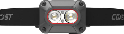 Coast FLX10R Headlamp, AAA Battery, Zithion-X Battery, LED Lamp, 1000 Lumens, Flood, Spot Beam, 43 m Beam Distance
