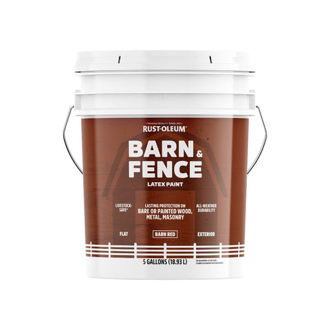 BARN&FNC PAINT FLT BRN RED 5GA
