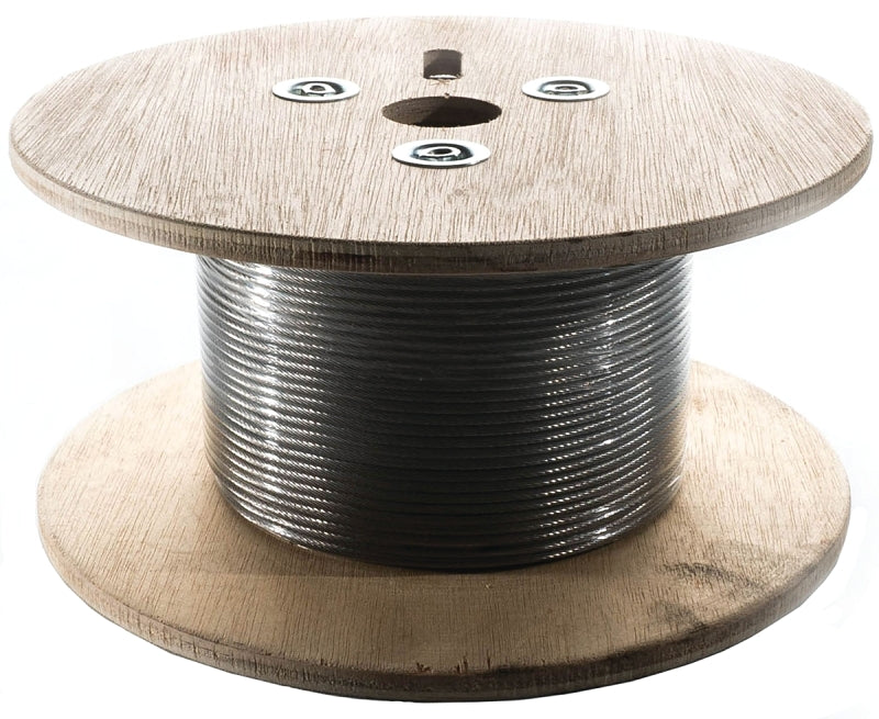 Ram Tail RT WR 3-500 Wire Rope, 3 mm Dia, 500 ft L, 316 Stainless Stee ...