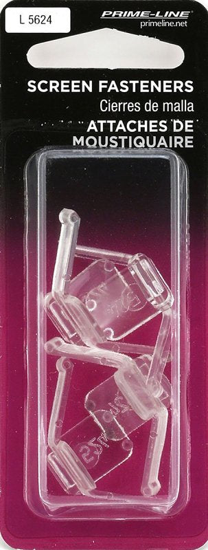 Prime-Line L5624 Window Screen Retainer Clip, Plastic, Clear