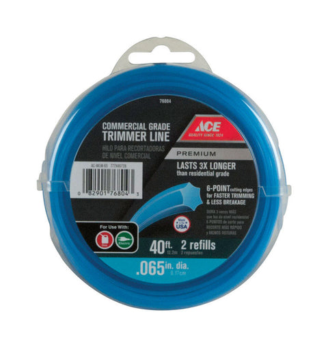Ace Commercial Trimmer Line 0.065 in. Dia. x 40 ft. L 2 refill
