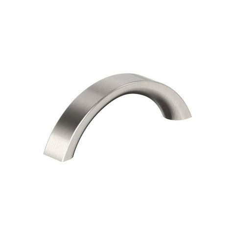 Amerock Parabolic Series BP37345G10 Cabinet Pull, 3-5/8 in L Handle, 1-3/16 in Projection, Zinc, Satin Nickel