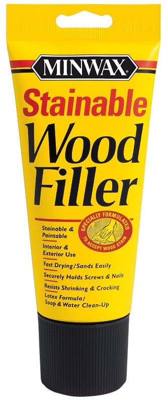 Minwax 42852000 Wood Filler, Natural, Solid, 6 oz