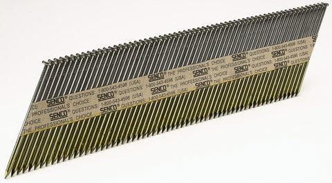 Senco K525APBXN Collated Nail, Paper Tape Collation, 2-1/2 in L, Steel, Bright Basic, Full Round Head
