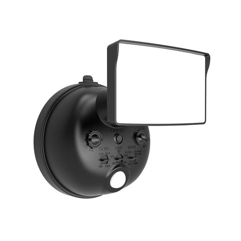 Halo SEC Series SEC1HSBATMBLK Battery-Powered Motion and Security Floodlight, 7 W, LED Lamp, 800 Lumens, Black Fixture