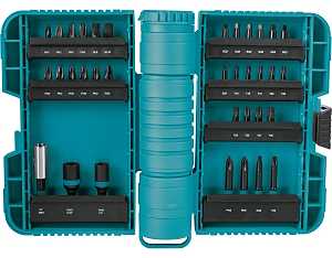 Makita ImpactX A-98326 Driver Bit Set, 35-Piece, Steel, Black, Manganese Phosphate
