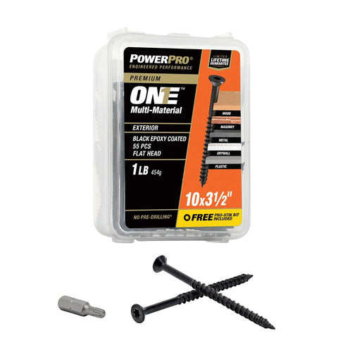 XBX-BLACK EXT ONE SCREW FLAT 1
