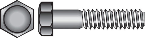 Hillman Hillman Zinc Steel Coarse Hex Bolt 1/2 in. Dia. x 7-1/2 in. L 25 box
