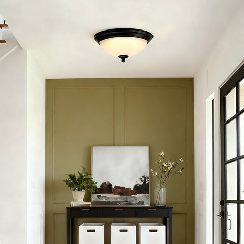 Boston Harbor OG24004 Ceiling Light, LED Lamp, Aluminum Fixture, Matte Black Fixture