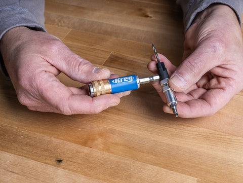 Kreg KDRV-FLIP Quick Flip, 1/4 in Dia Shank, Hex Shank