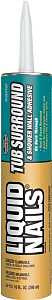 Liquid Nails LN-715 Tub Surround and Shower Adhesive, White, 10 oz Cartridge, Pack of 24
