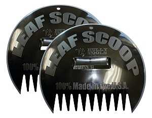 BULLY Tools 1000 Leaf Scoop, 12-1/2 in L, 14-5/8 in W, Polymer Blade, Polypropylene Handle