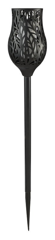 Boston Harbor 27096 Solar Flickering Flame Torch Light, Ni-MH Battery, AA Battery, 12-Lamp, LED Lamp, Plastic Fixture, Pack of 12