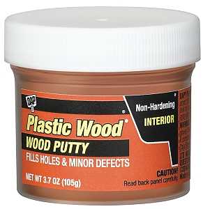 DAP Plastic Wood 21250 Wood Putty, Paste, Mild, Pleasant, Cherry, 3.7 oz, Pack of 6