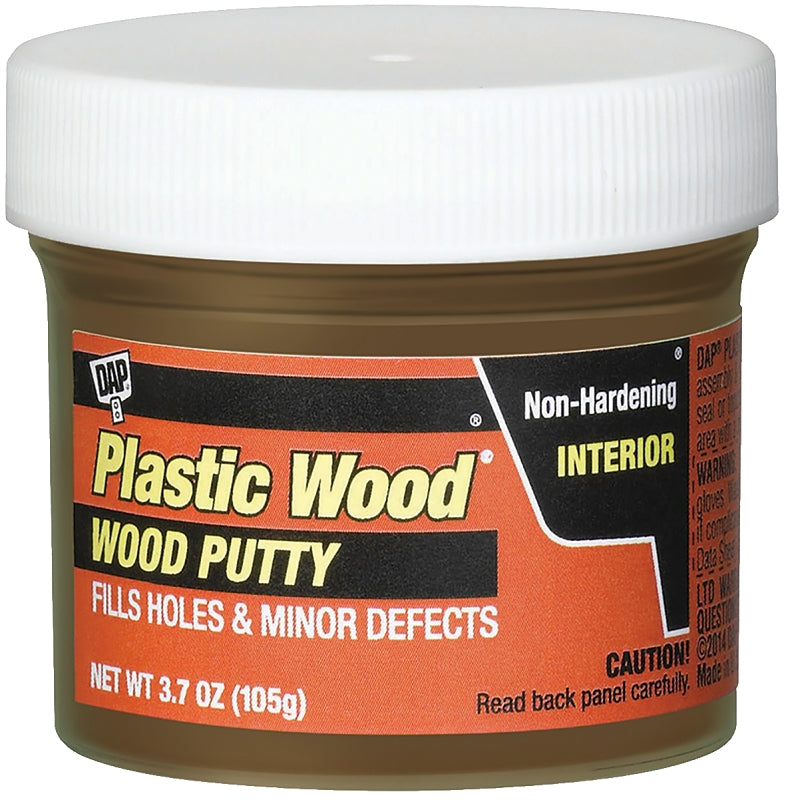 DAP Plastic Wood 21270 Wood Putty, Paste, Mild, Pleasant, Maple, 3.7 o ...