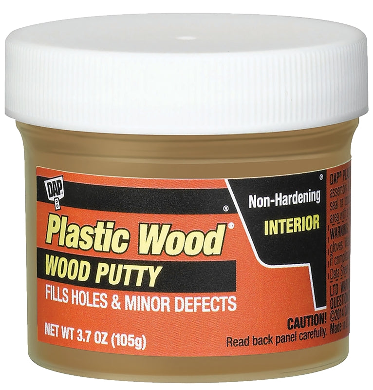 DAP 7079821272 Wood Putty, Solid, Mild, Pleasant, Natural Pine, 3.7 oz ...