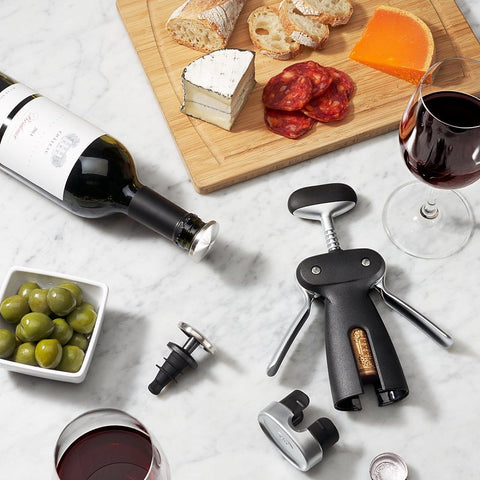 Good Grips 3113400 Corkscrew with Removable Foil Cutter, Steel