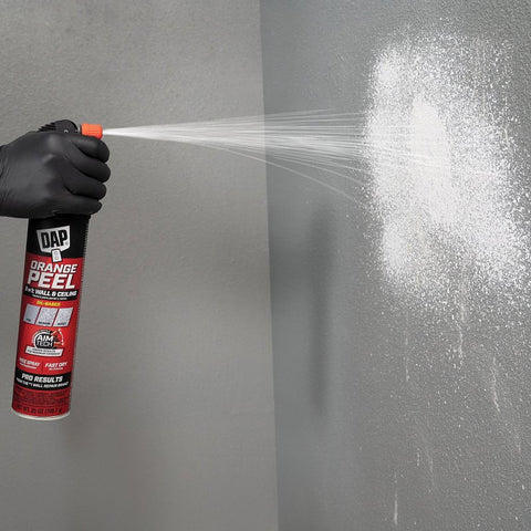 DAP 7079850006 2-in-1 Wall and Ceiling Spray, 155 sq-ft Fine, 100 sq-ft Medium, 85 sq-ft Heavy Coverage Area, White, Can
