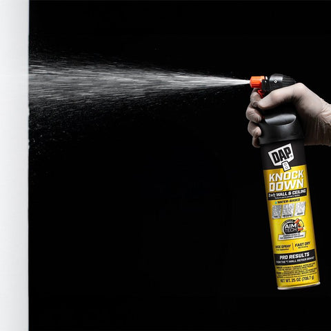 DAP 7079850010 2-in-1 Wall and Ceiling Spray, 130 sq-ft Fine, 90 sq-ft Medium, 70 sq-ft Heavy Coverage Area, White, Can